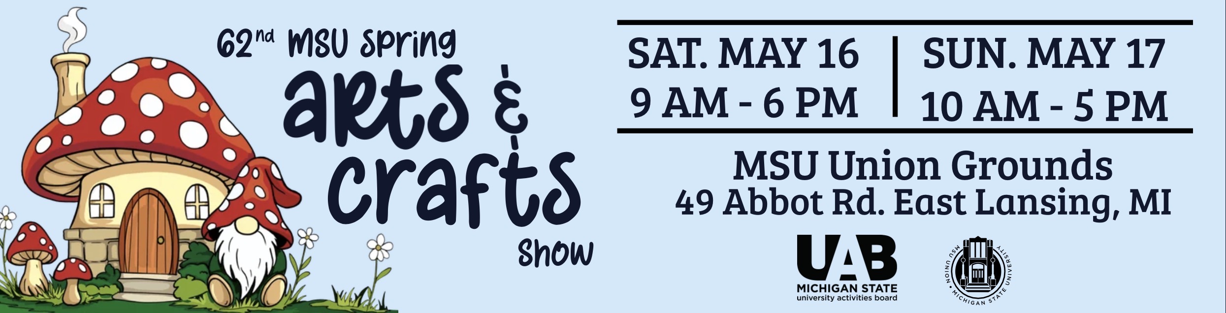 Spring Arts & Craft Show Graphic 